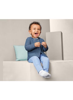 Tchibo Baby Boys Knitted Cardigan, Blue  - Image 1