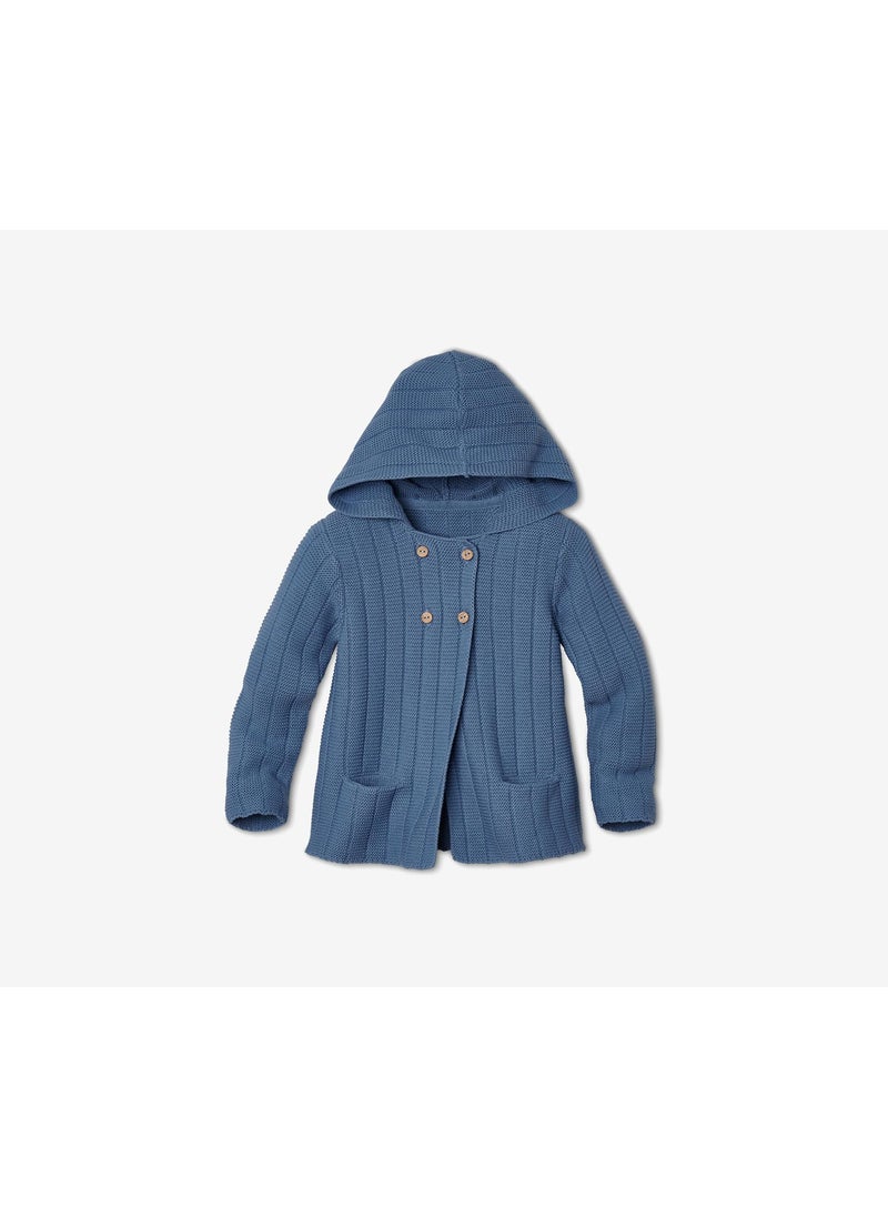 Tchibo Baby Boys Knitted Cardigan, Blue  - Image 2