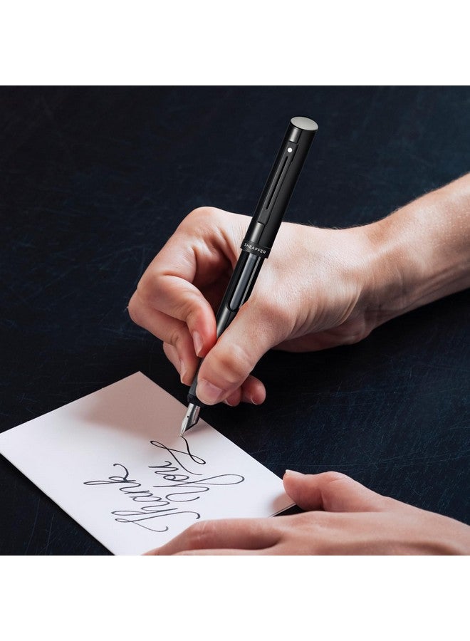 SHEAFFER Sheaffer Calligraphy Matte Black Fountain pen Minikit with Black cap and Matte Black Trim in Hangsell - F, M, B nibs  - Image 2