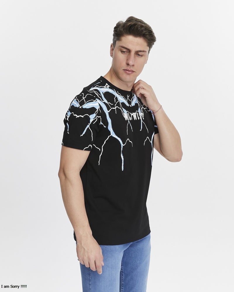 Yhg Tekstil Yhg Textile Lightning Printed Combed Cotton Men's T-Shirt  - Image 2