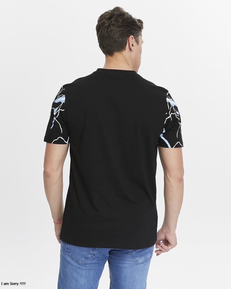 Yhg Tekstil Yhg Textile Lightning Printed Combed Cotton Men's T-Shirt  - Image 5