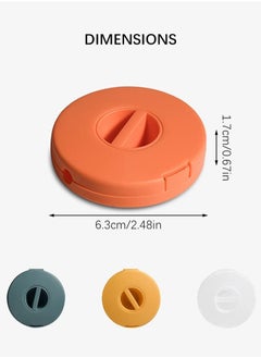 SYOSI Cable Management, 4 Piece Data Cable Sorter Storage Box, Retractable Portable Power Cord Organizer for Wrapping Earbuds  - Image 4
