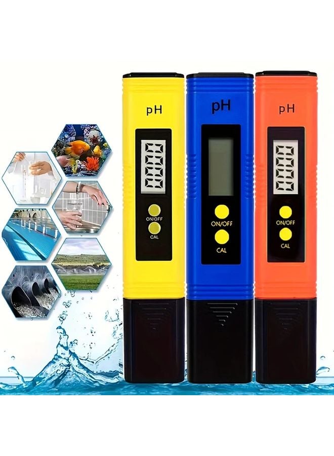 Blue Portable PH Meter 0 01 Precision Tester For Aquarium And Pool - Image 2