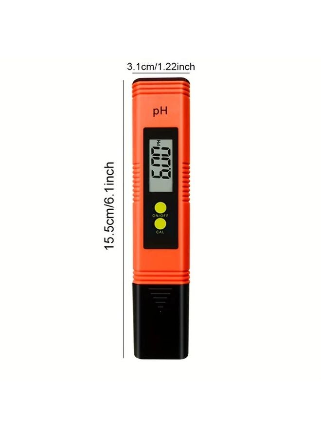 Blue Portable PH Meter 0 01 Precision Tester For Aquarium And Pool - Image 3