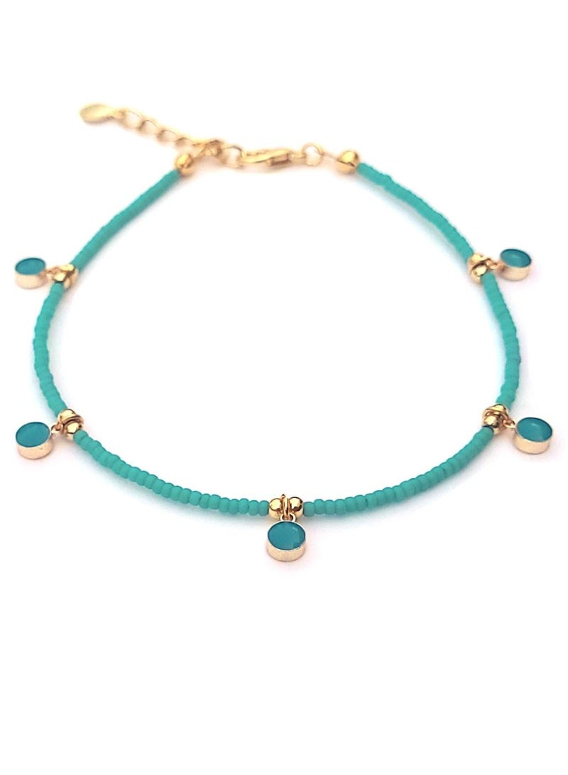 Alwan Long Size Evil Eye Anklet - Image 1