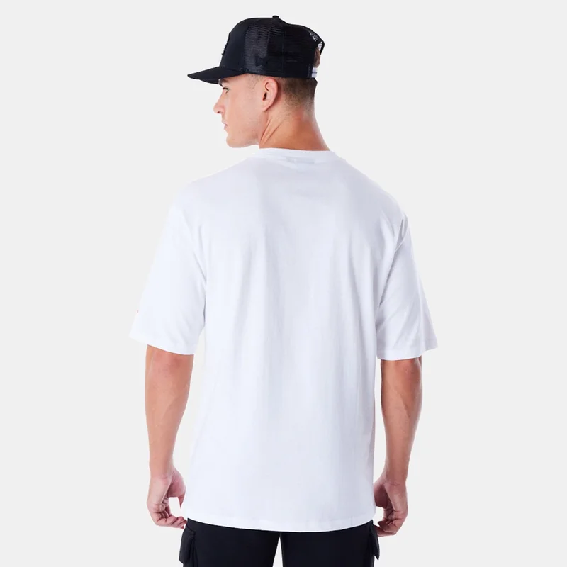 NEW ERA White Men's Font Graphic T-Shirt for Men | Best Price UAE