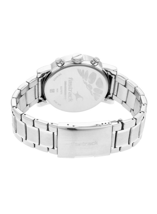 fastrack 3227SM01 FastFit Men’s Analog Watch – Grey Dial, Stainless Steel Strap, Quartz Movement - Image 5