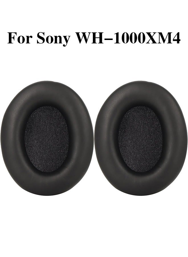 Replacement Earpads Cushions For Sony WH-1000XM4 Earpads Ear Cushions Black  - Image 1