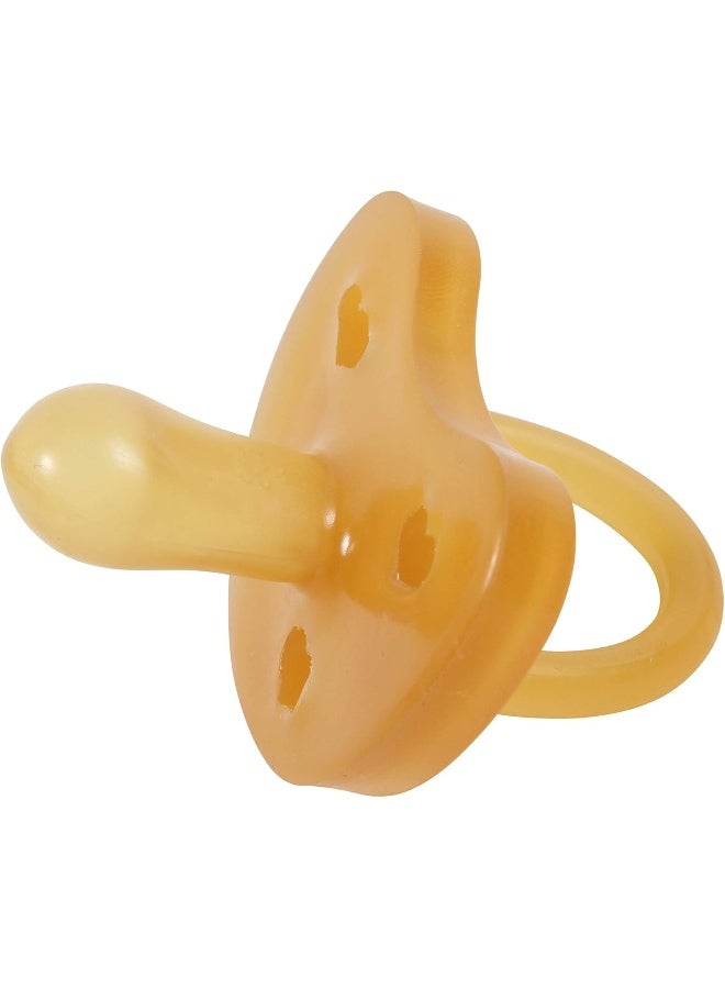 Sweetie Rubber Pacifier Heart Shape Rubber Natural Rubber with Symmetrical Nipple 1 Count (12-18 Large) - Image 4