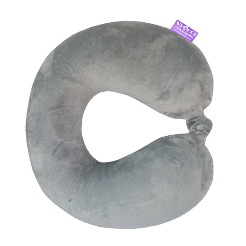 Viaggi Grey Memory Foam travel neck pillow - Image 2