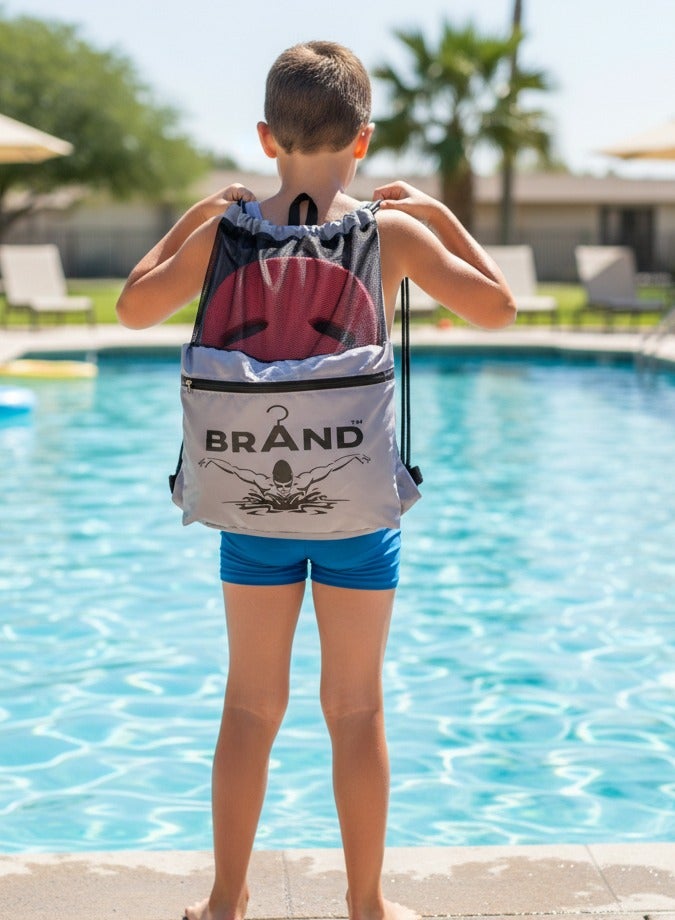 براند ستورز حقيبة سباحه - براند ستورز - رمادى و اسود - Image 1