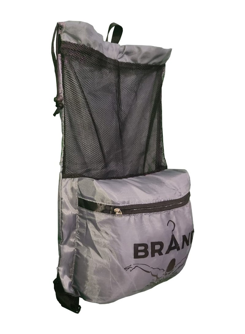 براند ستورز حقيبة سباحه - براند ستورز - رمادى و اسود - Image 3