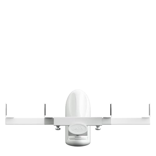 AVF Traditional Steel Side Clamping Speaker Mounts in White (Set of 2) - Image 3