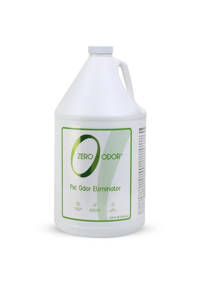Zero Odor Zero Odor - Pet Odor Eliminator for strong odor, Eliminate Air & Surface Odors - Patented Molecular Technology Best For Carpet, Furniture, Beds Smell Great Again (128 Ounces)  - Image 1