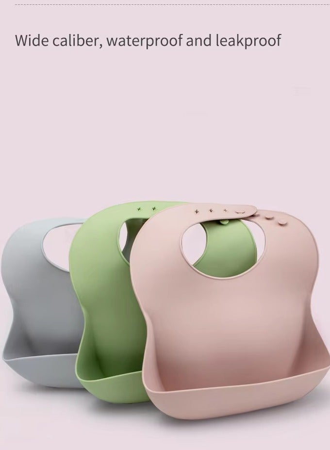 10 pieces Baby silicone feeding set/ Children's Cutlery & tableware set/ Portable, Travel friendly/ Non-toxic Food Grade Silicone/ Baby Feeding Set/ Safe & Reusable Utensils for toddlers and kids (10 Pieces/ Compartment Plate, Bowl, Short Fork & Spoon, Water Cup, Bib, Long Fork & Spoon, Fruit Feeder, toothbrush)/ Pink - Image 4