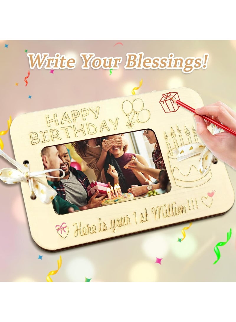 Wooden photo frame - Birthday present  - Image 2