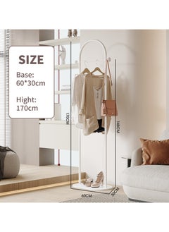 Fashionable and Versatile Coat Rack and Clothes Hanger Stand- Half-Round Shape, Multi-Functional- Arch-Shaped Metal Coat Hanger, 170cm Tall, for a Sleek and Organized Living Space(White) - pzsku/Z31CA2CFE6DAC91A2B4CFZ/45/_/1736753313/26112f64-24d6-4564-8323-4227a65eb252