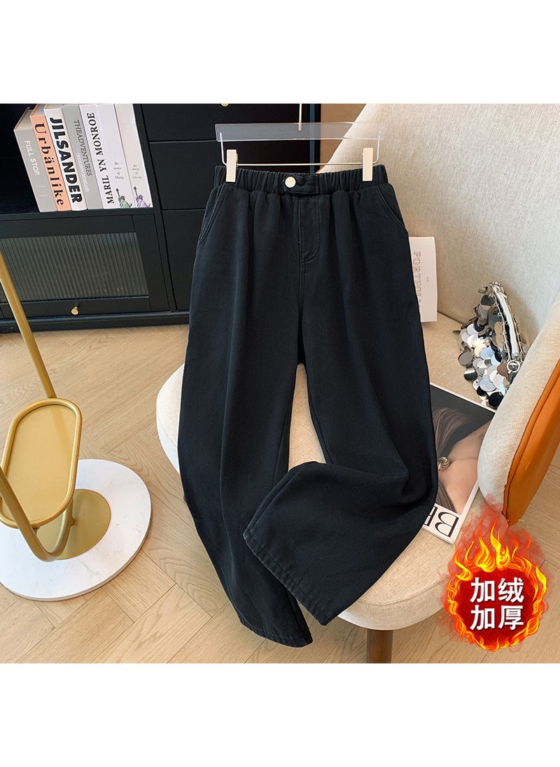 Plus Size Velvet Thick Casual Pants Women Autumn Winter Black (shipped within 7 days) - pzsku/Z31CA31F42BDE85CD7133Z/45/_/1731523675/d8fe186f-42c5-4c8a-8ed8-92b5e193b605