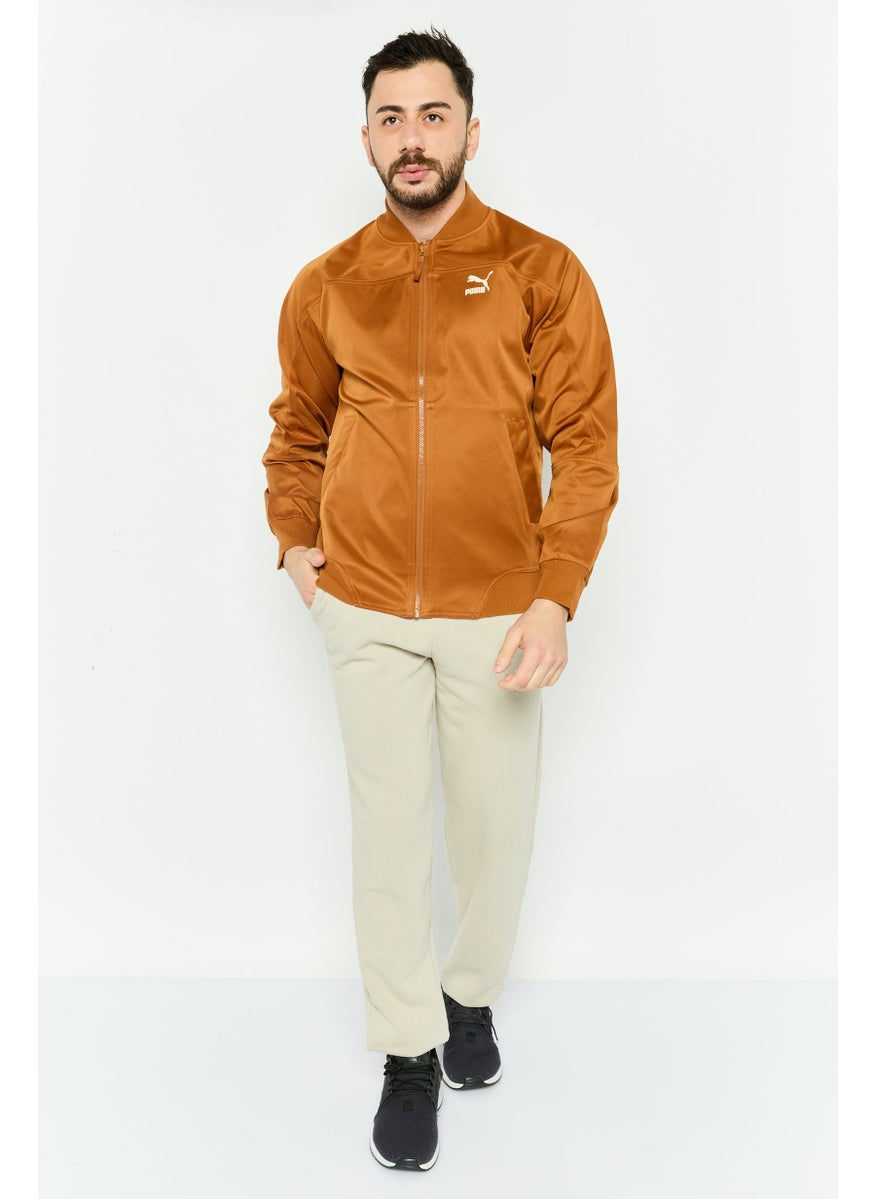 PUMA Men Sportswear Fit Long Sleeve Outdoor Jacket, Brown  - Image 2
