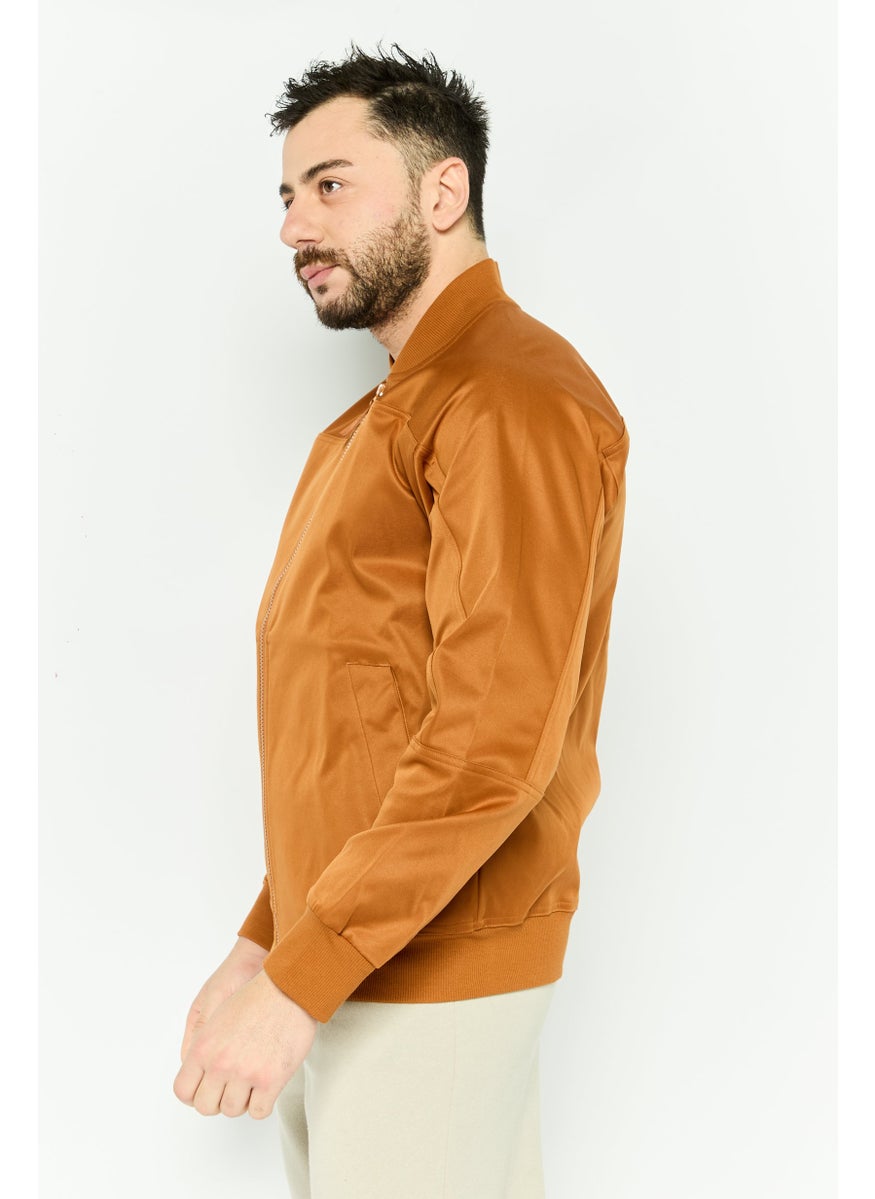 PUMA Men Sportswear Fit Long Sleeve Outdoor Jacket, Brown  - Image 3