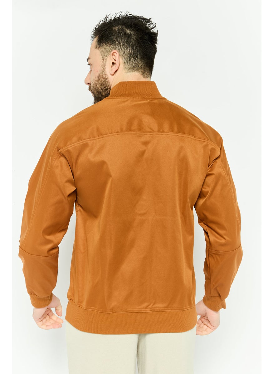 PUMA Men Sportswear Fit Long Sleeve Outdoor Jacket, Brown  - Image 4