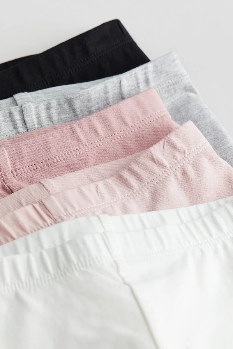 H&M 5-Pack Cotton Leggings
