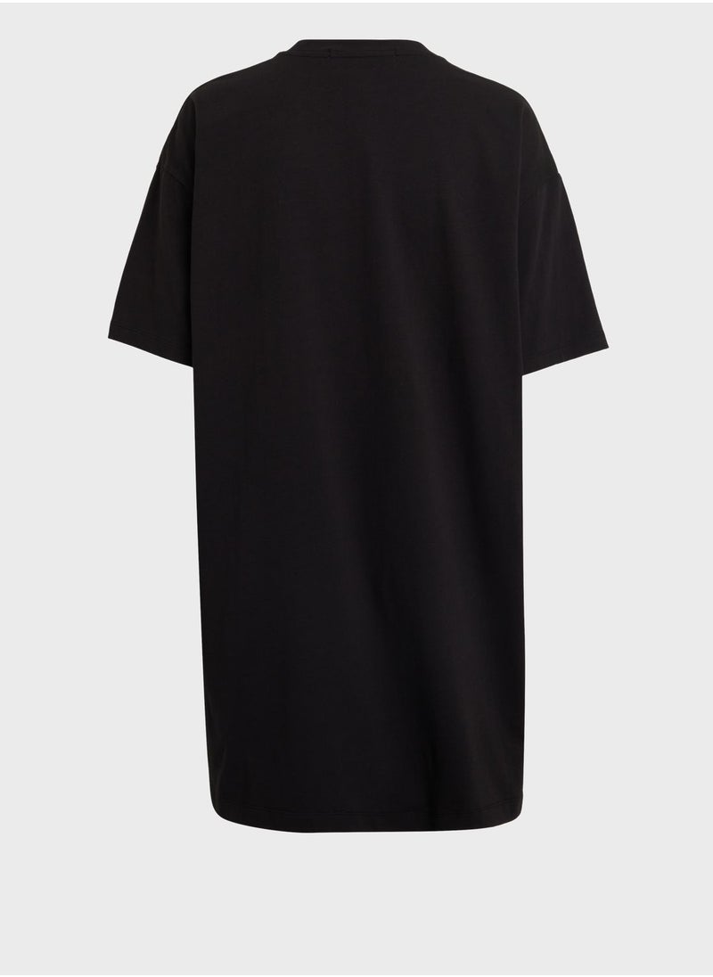 Calvin Klein Jeans - Crew Neck Logo T-Shirt Dress - Image 1