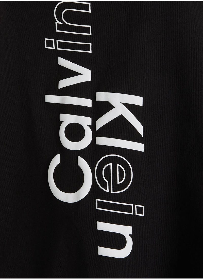 Calvin Klein Jeans - Crew Neck Logo T-Shirt Dress - Image 1