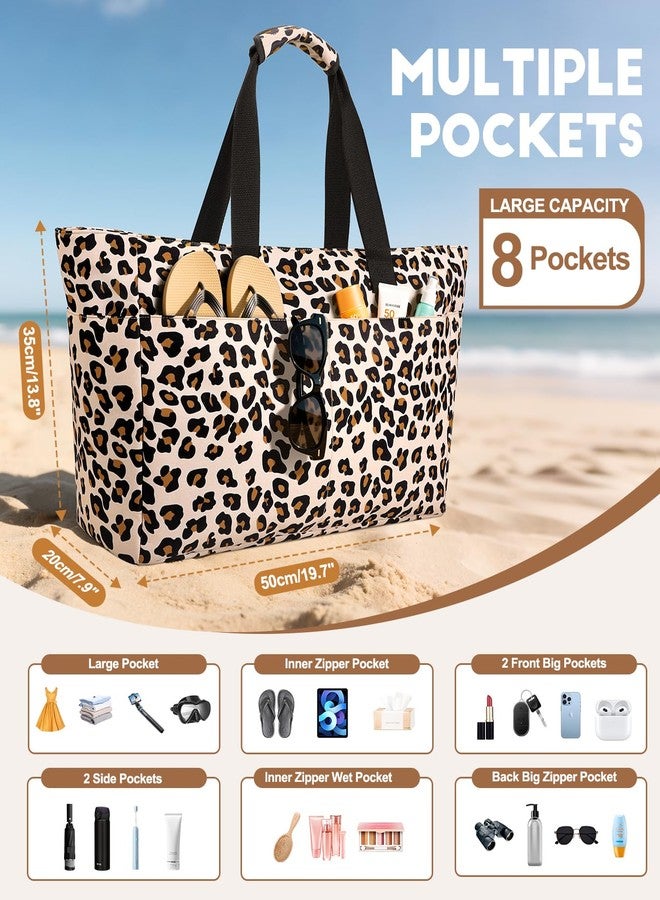 ISEYOU Beach Bag Leopard-print - Image 3