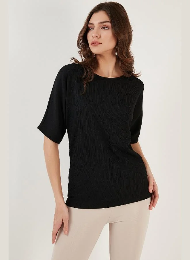 Lela Lela Bürümcük Relaxed Cut Crew Neck Blouse Women's BLOUSE 5864975