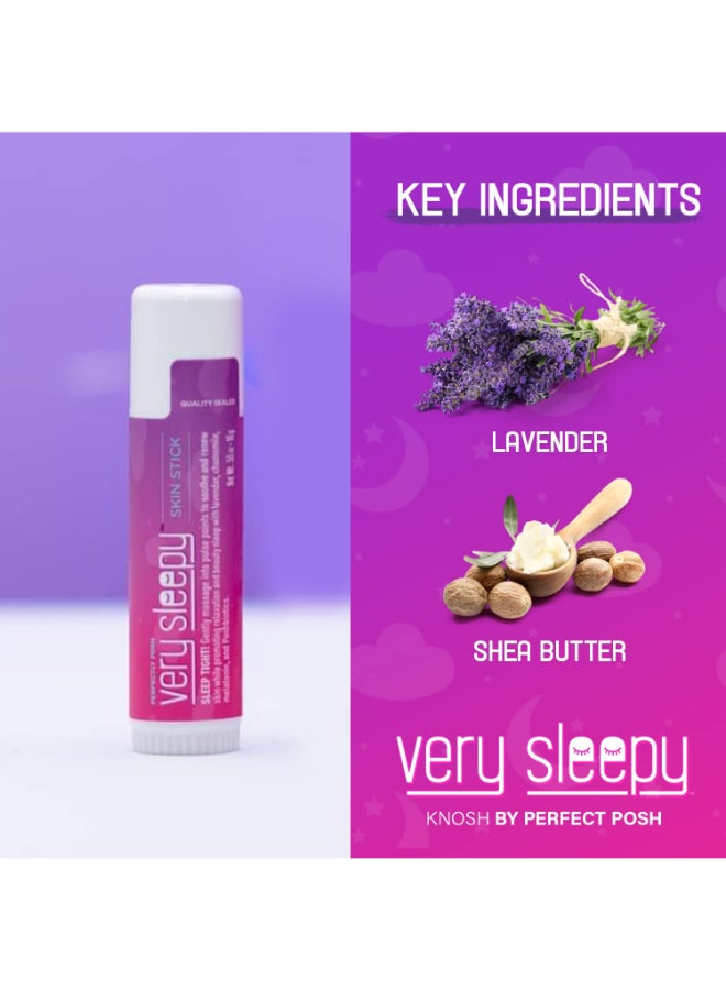 Perfectly Posh VERY SLEEPY Lavender Shea Butter Skin Stick Soothing and Hydrating Balm for Dry Skin Rejuvenating Lavender Scent 055oz - Image 4