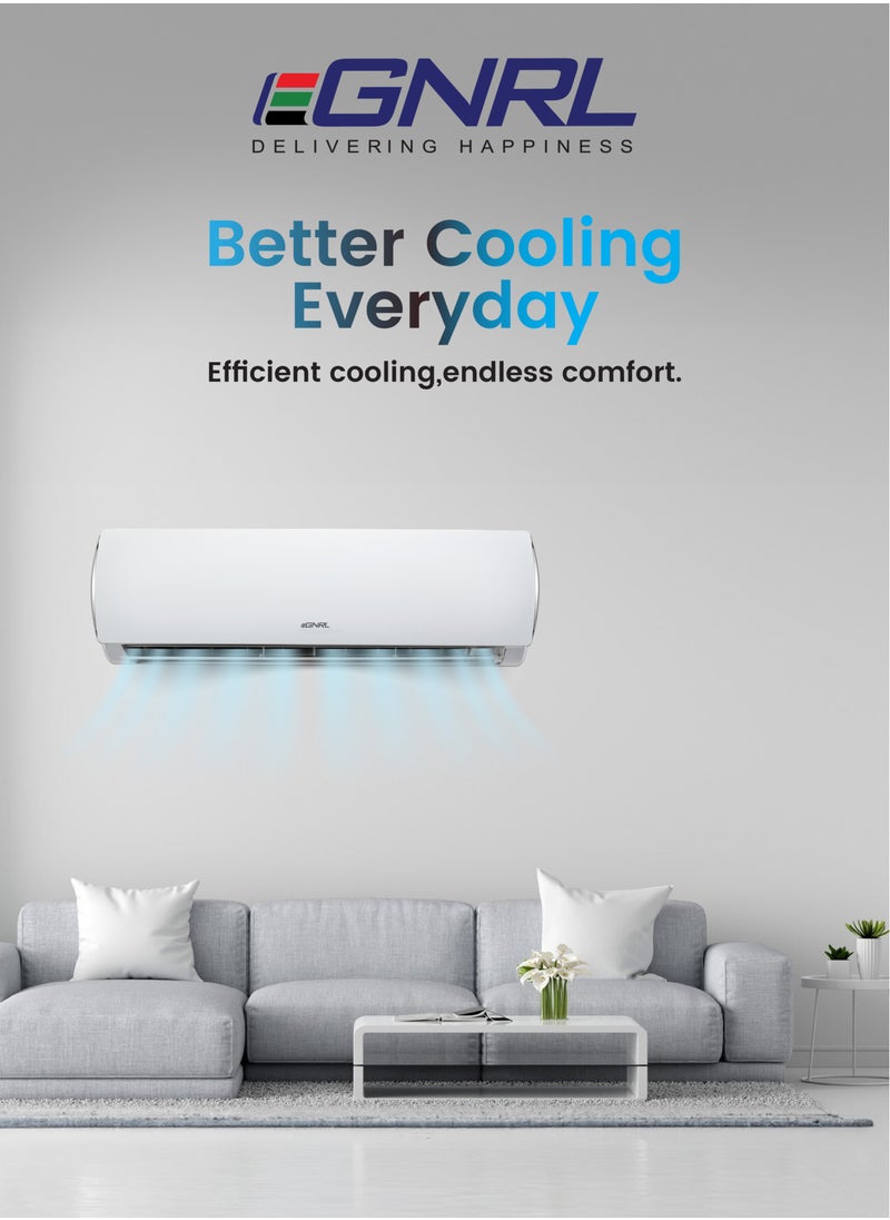 اغنرل EGNRL and Split Air Conditioner T1 24000BTU EG24K  - Image 2