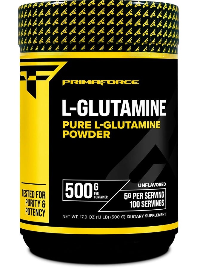 Primaforce L-Glutamine Powder 500 Grams (1.1 Lbs) - Image 1