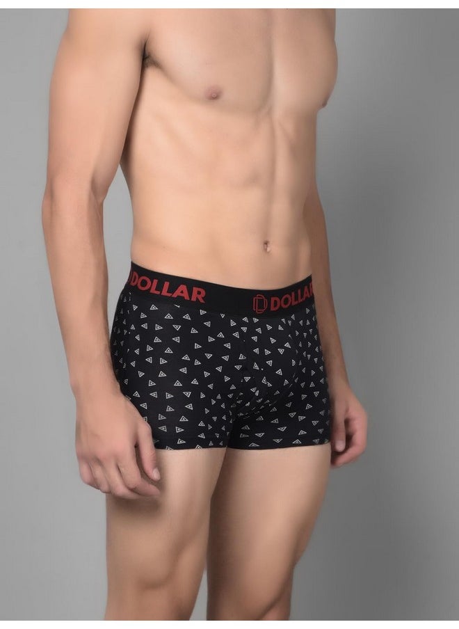 Dollar Bigboss - Dollar Bigboss Men's Cotton Blend Modern Geometric Trunks (Pack of 2) (MBTR-16P-FLXPRNT-PO2-CO1-S24_XL_Assorted - Image 1