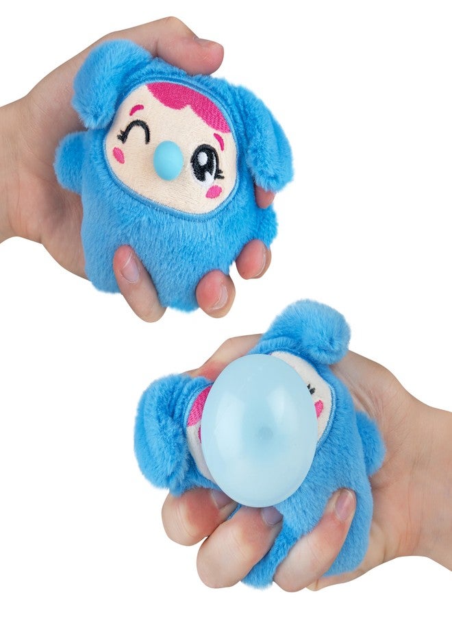 The Orb Factory ORB Bubbleez Babies Plush Keychain Charms Assorted Blind Box - 1 Individual Bubbleez Baby Fidget Toy - Squeeze To Blow Big Bubble - Collectible Charm Squeeze Toys for Backpacks Keys Handbags More - Image 3
