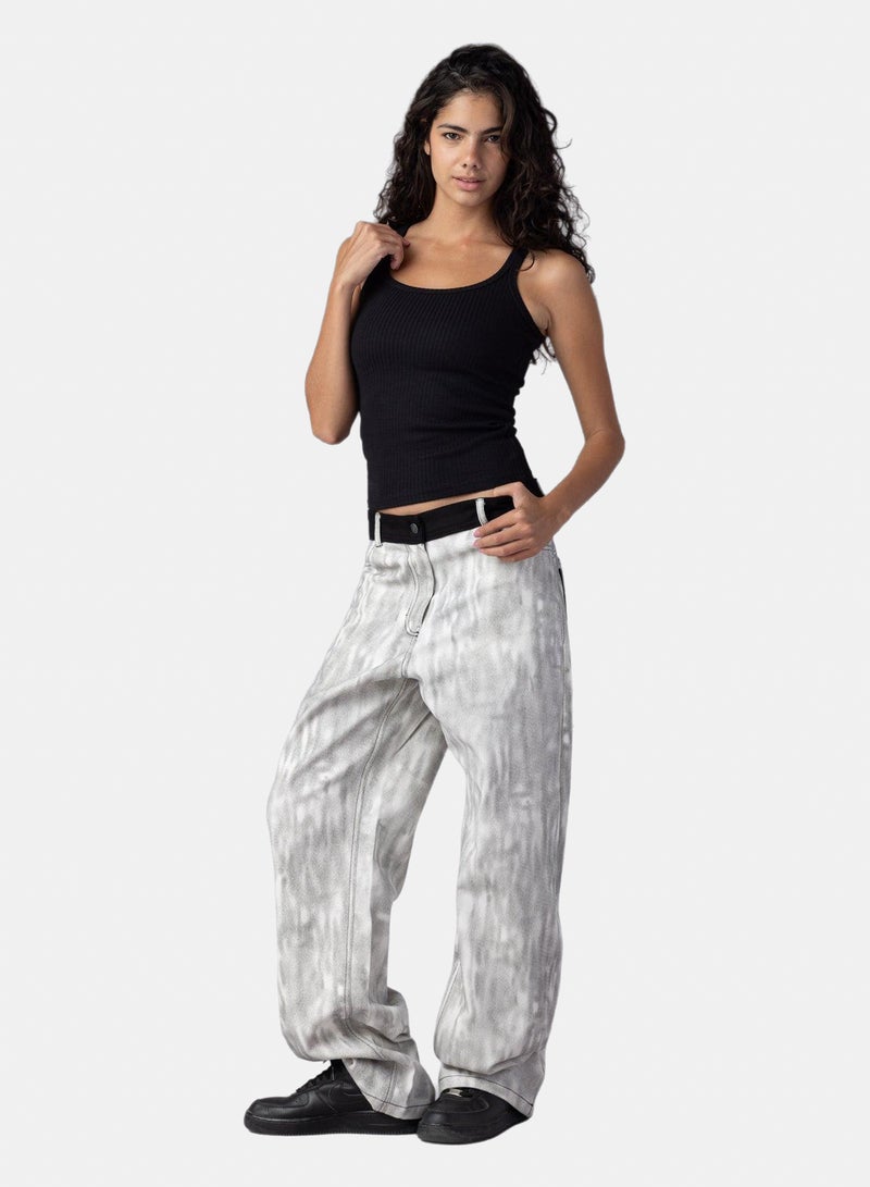 Stache Washed Grey Denim - Image 1