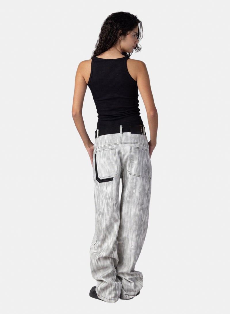 Stache Washed Grey Denim - Image 2