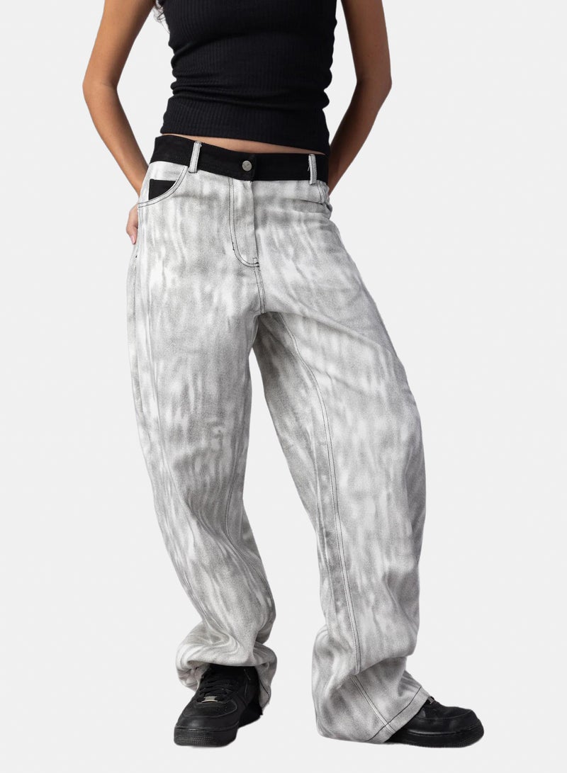 Stache Washed Grey Denim - Image 3
