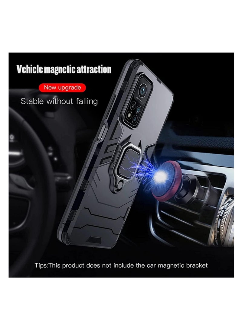 Aookay [1+2] Case for Xiaomi Redmi Note 13 Pro 5G with Tempered Glass Screen Protector, Dual Layer Heavy Duty Mil- Grade Shockproof Case with Magnetic Loop Holder (Note 13 Pro 5G)  - Image 4