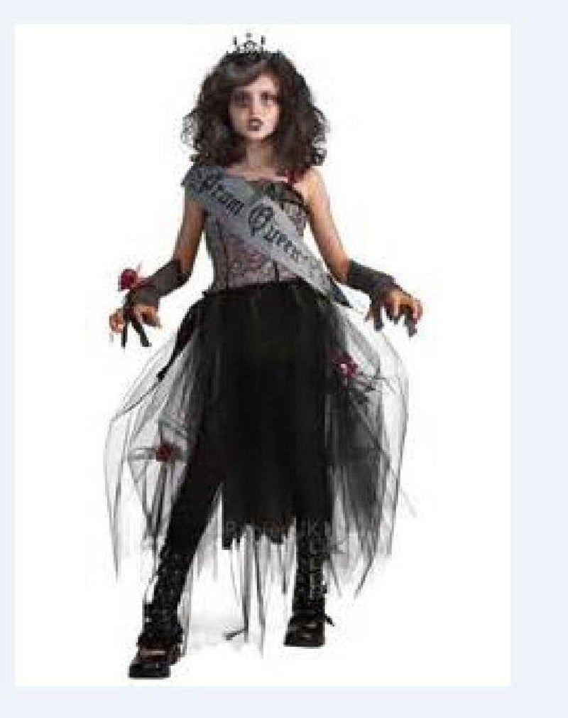 Rubies Child's Deluxe Goth Prom Queen Costume, Large for Themed Parties and Halloween
