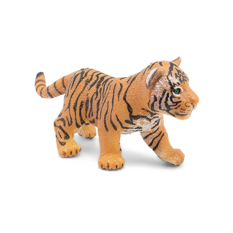 Papo Hand-Painted Tiger Cub Figurine - Wild Animal Kingdom Collectible for Children - Image 1