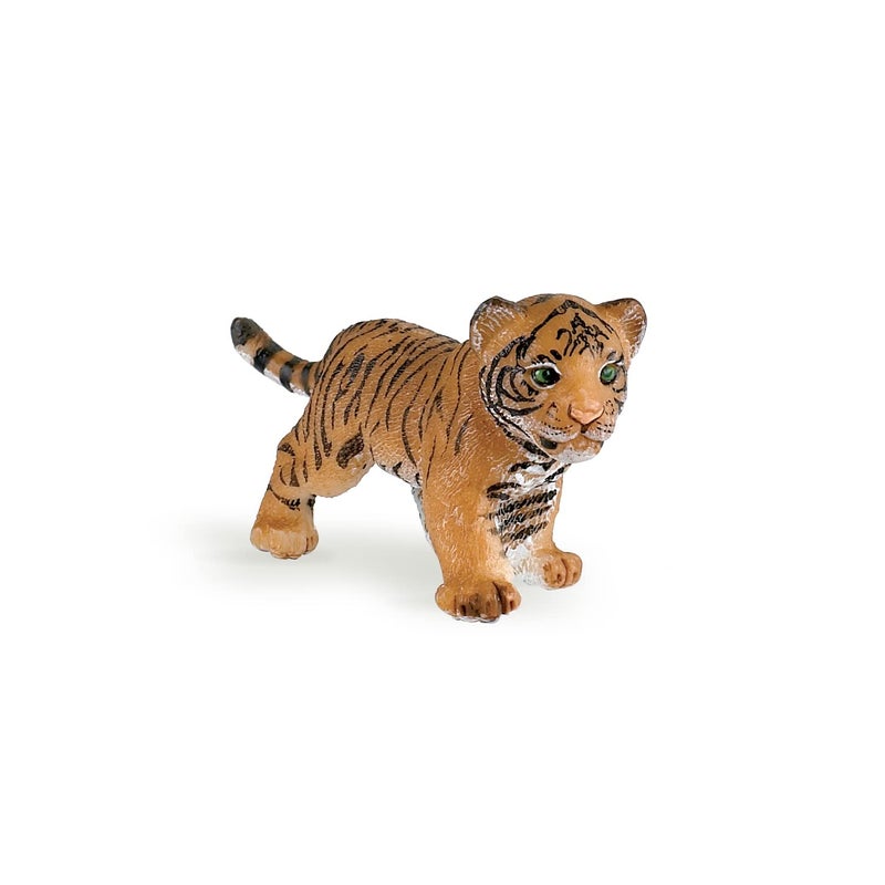 Papo Hand-Painted Tiger Cub Figurine - Wild Animal Kingdom Collectible for Children - Image 2