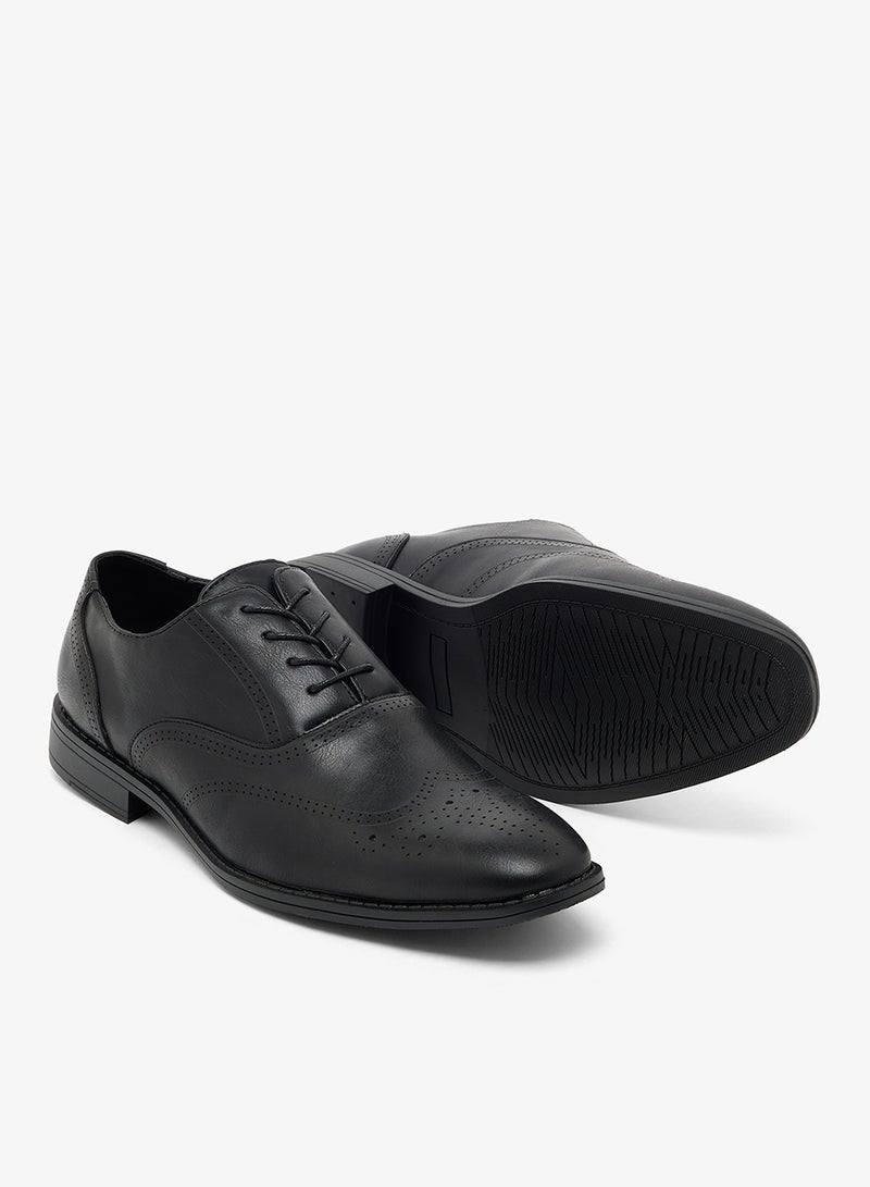 Robert Wood Wing Cap Brogue Formal Lace Ups - Image 3