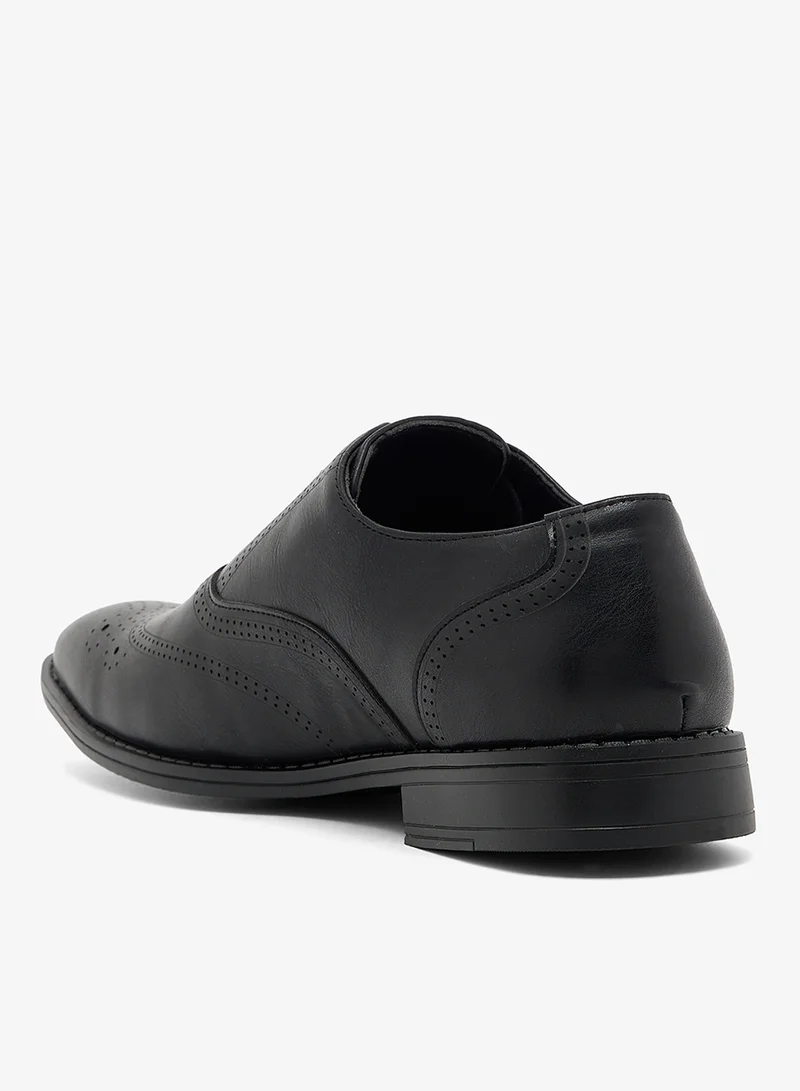 Robert Wood Wingtip Derby Formal Lace Up Shoes