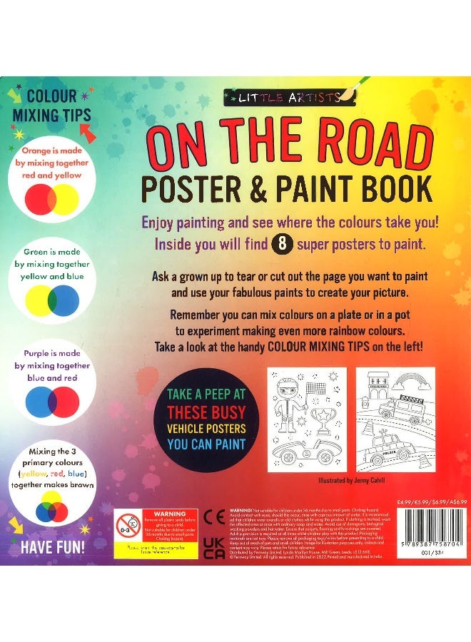On The Road Buddies Fairy Poster & Paint Book  - Image 2