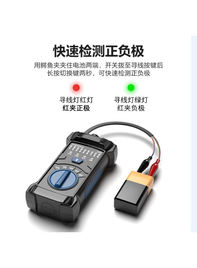 Timon Network Cable Tester, Multifunctional Telephone And Network Cable Tracer, Wire Tester, Cable Connector, Line Finder Tool, Continuity Tester, Anti-interference, 60v Voltage-resistant Cable Testing Kit - Image 2