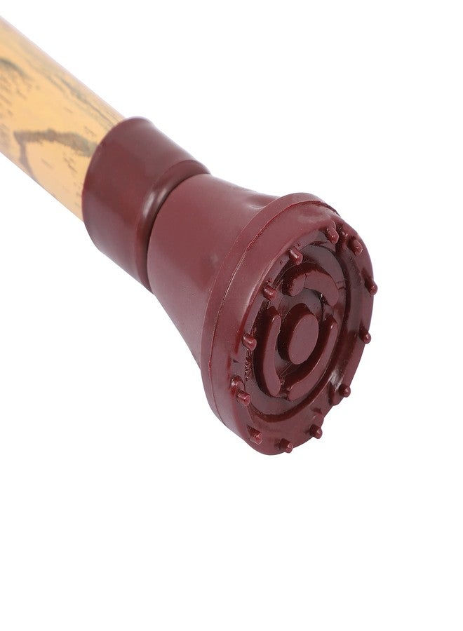 عصا مشي معدنية بلمسة نهائية خشبية من دكتور تورسو، قابلة لتعديل الارتفاع، مصنوعة من الفولاذ الطري، مناسبة للمرضى وكبار السن وذوي الاحتياجات الخاصة (لمسة نهائية خشبية). - Image 3