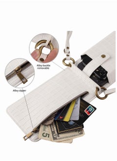 Motim Crossbody Wallet Phone Case Cellphone Bag for iPhone 16/15/14/13/12/11 Series, Leather Shockproof Mobile Phone Bag Cover with Shoulder Strap and Card Slots, Universal Phone Cases  - Image 3