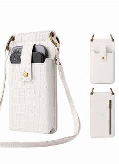 Motim Crossbody Wallet Phone Case Cellphone Bag for iPhone 16/15/14/13/12/11 Series, Leather Shockproof Mobile Phone Bag Cover with Shoulder Strap and Card Slots, Universal Phone Cases  - Image 5