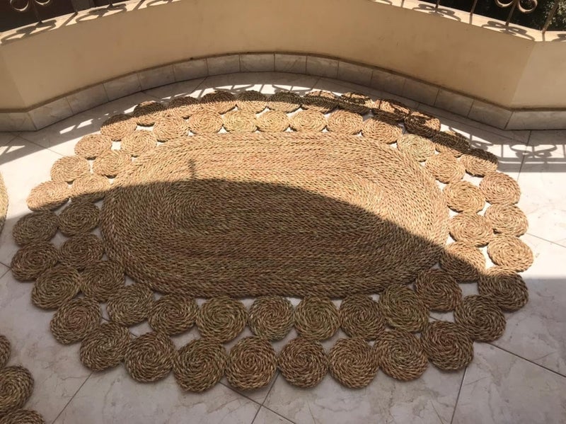 TRENDYOL Halfa Oval Rug/Boho -200cm Length,150cm Wide - Halfa Carpet - Image 2